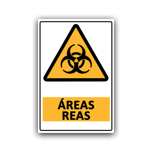 Señalética "ÁREAS REAS"