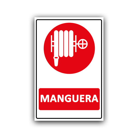 Señalética "MANGUERA"